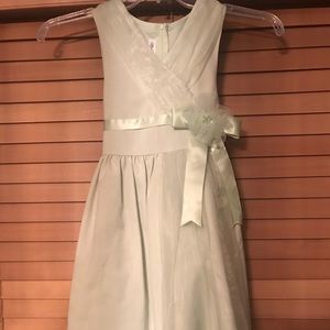 BONNIE JEAN Mint Girls Party Dress Sz 12